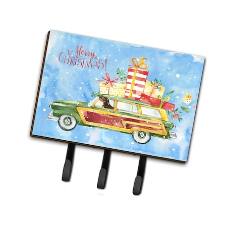 Carolines Treasures Merry Christmas Dachshund Leash or Key Holder CK2443TH68
